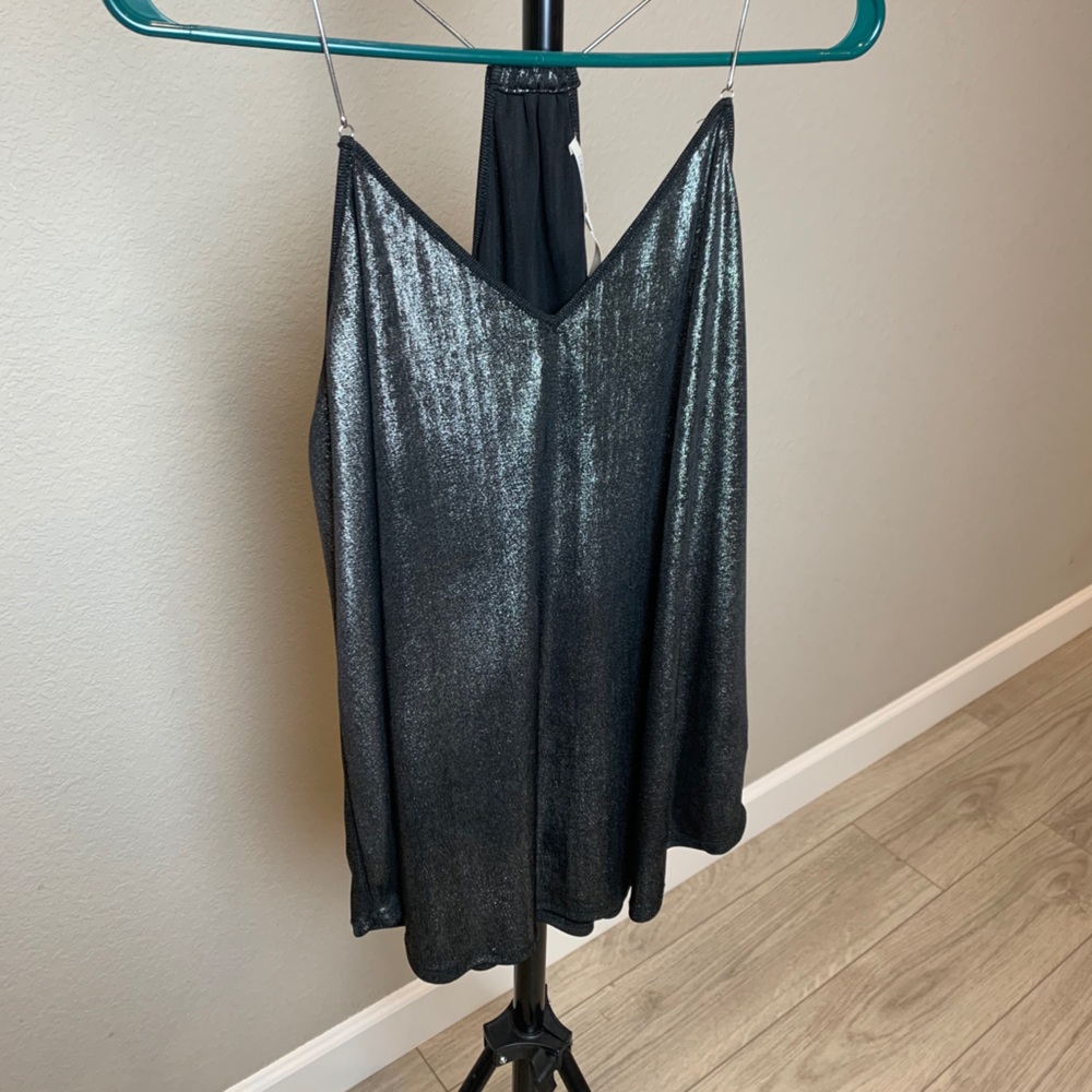 Rachel Roy silver party tank-Large